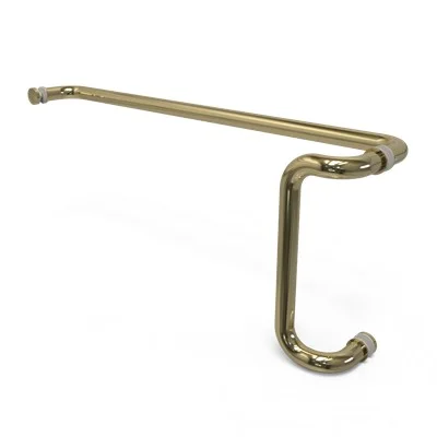 Standard Push Pull Handle Polished Brass